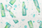 Japanese Fabric Ramune Drink - green - 50cm